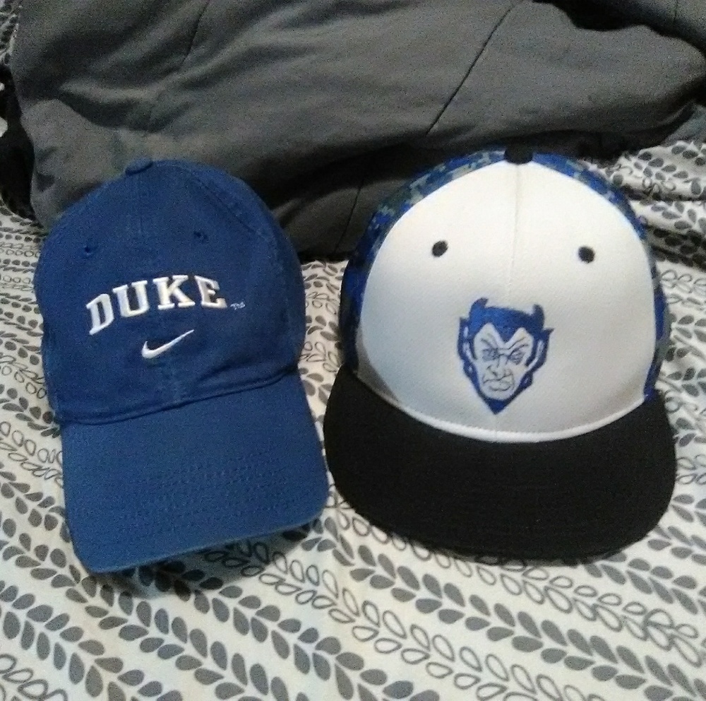 2 Duke Hats; Nike and OC Sports